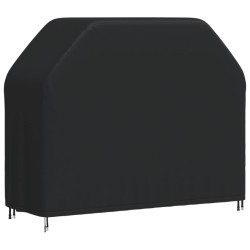 vidaXL Grillabdeckung 140x58x106 cm Schwarz 420D Oxford