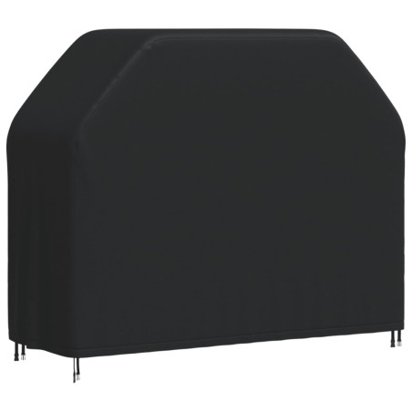 vidaXL Grillabdeckung 140x58x106 cm Schwarz 420D Oxford