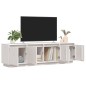 vidaXL TV-Schrank Weiß 156x37x45 cm Massivholz Kiefer vidaXL TV-Schrank Weiß 156x37x45 cm Massivholz Kiefer