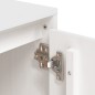 vidaXL TV-Schrank Weiß 156x37x45 cm Massivholz Kiefer vidaXL TV-Schrank Weiß 156x37x45 cm Massivholz Kiefer