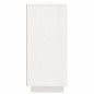 vidaXL Sideboard Weiß 110x34x75 cm Massivholz Kiefer vidaXL Sideboard Weiß 110x34x75 cm Massivholz Kiefer