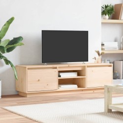 vidaXL TV-Schrank 140x35x40 cm Massivholz Kiefer