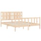Massivholzbett mit Kopfteil 160x200 cm Massivholzbett mit Kopfteil 160x200 cm