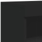 vidaXL Beistellschrank mit LED-Leuchten Schwarz Holzwerkstoff vidaXL Beistellschrank mit LED-Leuchten Schwarz Holzwerkstoff
