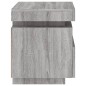 vidaXL Nachttisch mit LED-Leuchten Grau Sonoma 40x39x48,5 cm vidaXL Nachttisch mit LED-Leuchten Grau Sonoma 40x39x48,5 cm