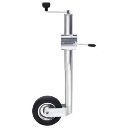 vidaXL Stützrad 60 mm mit 1 Klemme und Unterlegkeilen