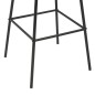 Barhocker 4 Stk. Schwarz Kiefer-Massivholz und Stahl Barhocker 4 Stk. Schwarz Kiefer-Massivholz und Stahl