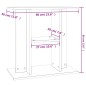 vidaXL Aquariumständer Sonoma-Eiche 60x30x60 cm Holzwerkstoff vidaXL Aquariumständer Sonoma-Eiche 60x30x60 cm Holzwerkstoff