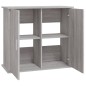 vidaXL Aquariumständer Grau Sonoma 81x36x73 cm Holzwerkstoff vidaXL Aquariumständer Grau Sonoma 81x36x73 cm Holzwerkstoff