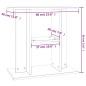 vidaXL Aquariumständer Räuchereiche 60x30x60 cm Holzwerkstoff vidaXL Aquariumständer Räuchereiche 60x30x60 cm Holzwerkstoff