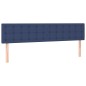 vidaXL Boxspringbett mit Matratze Blau 160x200 cm Stoff vidaXL Boxspringbett mit Matratze Blau 160x200 cm Stoff
