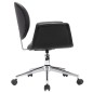 Drehbare Esszimmerstühle 4 Stk. Schwarz Kunstleder Drehbare Esszimmerstühle 4 Stk. Schwarz Kunstleder
