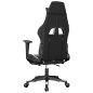 vidaXL Gaming-Stuhl mit Massage & Fußstütze Schwarz & Weiß Kunstleder vidaXL Gaming-Stuhl mit Massage & Fußstütze Schwarz & Weiß Kunstleder