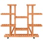 vidaXL Blumenständer mit Rollen 110x25x115 cm Massivholz Tanne vidaXL Blumenständer mit Rollen 110x25x115 cm Massivholz Tanne
