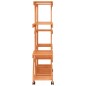 vidaXL Blumenständer mit Rollen 110x25x115 cm Massivholz Tanne vidaXL Blumenständer mit Rollen 110x25x115 cm Massivholz Tanne