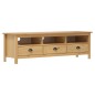 vidaXL TV-Schrank Hill Honigbraun 158x40x47 cm Massivholz Kiefer vidaXL TV-Schrank Hill Honigbraun 158x40x47 cm Massivholz Kiefer