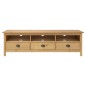 vidaXL TV-Schrank Hill Honigbraun 158x40x47 cm Massivholz Kiefer vidaXL TV-Schrank Hill Honigbraun 158x40x47 cm Massivholz Kiefer