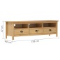 vidaXL TV-Schrank Hill Honigbraun 158x40x47 cm Massivholz Kiefer vidaXL TV-Schrank Hill Honigbraun 158x40x47 cm Massivholz Kiefer