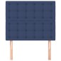 vidaXL Kopfteile 2 Stk. Blau 80x5x78/88 cm Stoff
