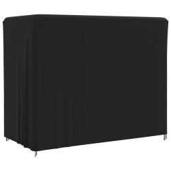 vidaXL Abdeckung für Hollywoodschaukel Schwarz 220x125x170 cm Oxford
