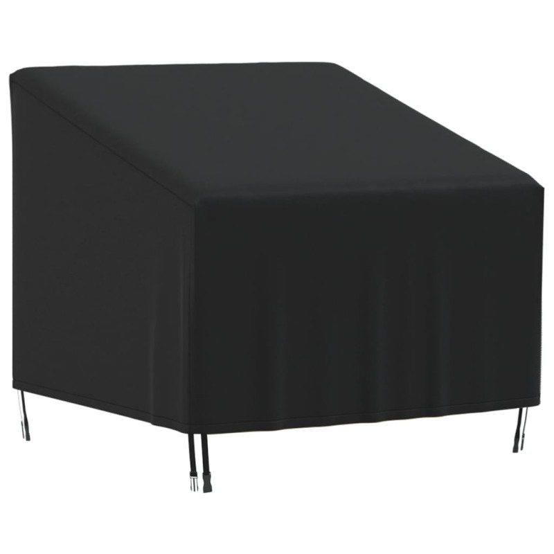 vidaXL Abdeckung für Gartensessel Schwarz 90x90x50/75 cm 420D Oxford vidaXL Abdeckung für Gartensessel Schwarz 90x90x50/75 cm 420D Oxford