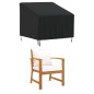 vidaXL Abdeckung für Gartensessel Schwarz 90x90x50/75 cm 420D Oxford vidaXL Abdeckung für Gartensessel Schwarz 90x90x50/75 cm 420D Oxford