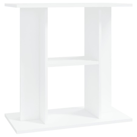 vidaXL Aquariumständer Weiß 60x30x60 cm Holzwerkstoff