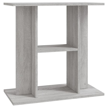 vidaXL Aquariumständer Grau Sonoma 60x30x60 cm Holzwerkstoff