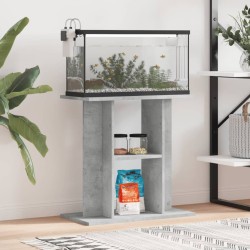vidaXL Aquariumständer Betongrau 60x30x60 cm Holzwerkstoff