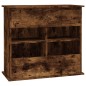 vidaXL Aquariumständer Räuchereiche 81x36x73 cm Holzwerkstoff vidaXL Aquariumständer Räuchereiche 81x36x73 cm Holzwerkstoff