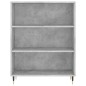 Highboard Betongrau 69,5x34x180 cm Holzwerkstoff Highboard Betongrau 69,5x34x180 cm Holzwerkstoff