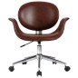 Drehbare Esszimmerstühle 4 Stk. Kunstleder Braun Drehbare Esszimmerstühle 4 Stk. Kunstleder Braun