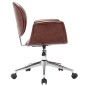 Drehbare Esszimmerstühle 4 Stk. Kunstleder Braun Drehbare Esszimmerstühle 4 Stk. Kunstleder Braun