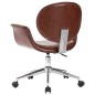 Drehbare Esszimmerstühle 4 Stk. Kunstleder Braun Drehbare Esszimmerstühle 4 Stk. Kunstleder Braun