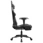 vidaXL Gaming-Stuhl mit Fußstütze Schwarz und Weiß Kunstleder vidaXL Gaming-Stuhl mit Fußstütze Schwarz und Weiß Kunstleder
