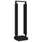 vidaXL Kaminholzhalter Schwarz 33,5x30x110 cm Massivholz Kiefer vidaXL Kaminholzhalter Schwarz 33,5x30x110 cm Massivholz Kiefer