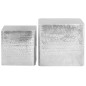 vidaXL Couchtische 2 Stk. Silbern Aluminium vidaXL Couchtische 2 Stk. Silbern Aluminium