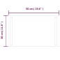 vidaXL LED-Badspiegel 30x50 cm vidaXL LED-Badspiegel 30x50 cm