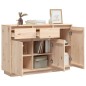 vidaXL Sideboard 110x34x75 cm Massivholz Kiefer vidaXL Sideboard 110x34x75 cm Massivholz Kiefer