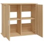 vidaXL Aquariumständer Sonoma-Eiche 81x36x73 cm Holzwerkstoff vidaXL Aquariumständer Sonoma-Eiche 81x36x73 cm Holzwerkstoff