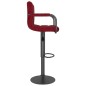 vidaXL Barhocker 2 Stk. Weinrot Samt vidaXL Barhocker 2 Stk. Weinrot Samt