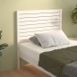 vidaXL Kopfteil Weiß 106x4x100 cm Massivholz Kiefer
