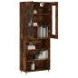 Highboard Räuchereiche 69,5x34x180 cm Holzwerkstoff Highboard Räuchereiche 69,5x34x180 cm Holzwerkstoff