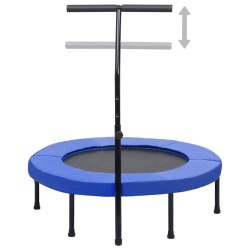 vidaXL Fitness Trampolin mit Griff und Sicherheitspolster 102 cm