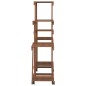 vidaXL Blumenständer mit Rollen 110x25x101 cm Massivholz Tanne vidaXL Blumenständer mit Rollen 110x25x101 cm Massivholz Tanne
