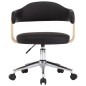 Drehbare Esszimmerstühle 4 Stk. Schwarz Kunstleder Drehbare Esszimmerstühle 4 Stk. Schwarz Kunstleder