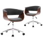Drehbare Esszimmerstühle 2 Stk. Grau Stoff Drehbare Esszimmerstühle 2 Stk. Grau Stoff