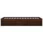 vidaXL Bettgestell Braun Eichen-Optik 90x190 cm vidaXL Bettgestell Braun Eichen-Optik 90x190 cm