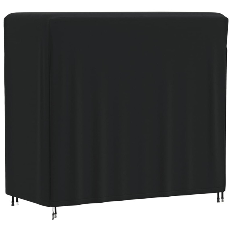 vidaXL Abdeckung für Brennholzregal Schwarz 122x61x106 cm 420D Oxford vidaXL Abdeckung für Brennholzregal Schwarz 122x61x106 cm 420D Oxford