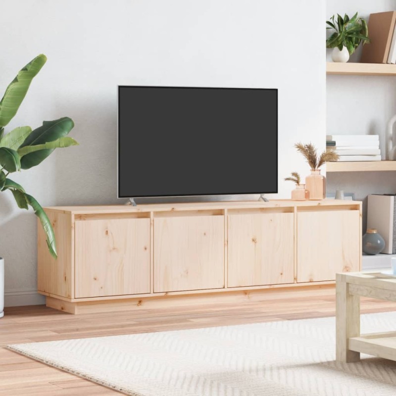 vidaXL TV-Schrank 156x37x45 cm Massivholz Kiefer vidaXL TV-Schrank 156x37x45 cm Massivholz Kiefer